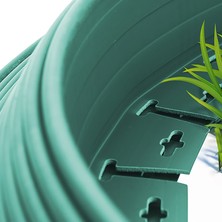 Lux Garden Çim Ayırıcı 10 M Yeşil Çim Sınırlayıcı Taş Toprak Ayıracı Çim Ayracı Çim Ayırıcı Bariyeri