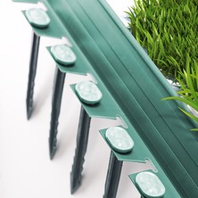 Lux Garden Çim Ayırıcı 5 M Yeşil Çim Sınırlayıcı Taş Toprak Ayıracı Çim Ayracı Çim Ayırıcı Bariyeri