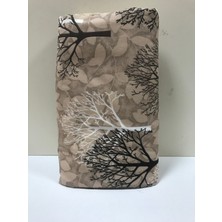 Asev Home İpli Ayarlanabilir Isıya Dayanıklı Keçeli Ütü Masası Kılıfı Örtüsü Bezi 55X140 cm Toprak