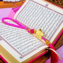 Mutlu İşler Isme Özel Çocuk Için Seccade, Kuran, Tesbih Hediye Seti, Hediyelik Isimli Seccade Seti