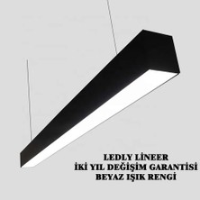 Lineer Sarkıt 100 cm 36 W Siyah Kasa (Iki Işık Rengi Seçenegi )