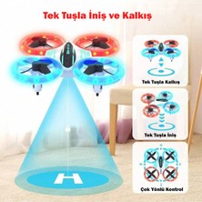 LED Işıklı Akrobat Mini Drone 360° Mini Kamerasız Drone Quadcopter 2.4ghz