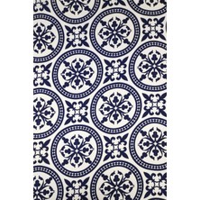 Geometrik Desenli Dijital Baskılı Şifon Saten Kumaş / En 1,50  cm  - Elbise , Perde ve Kırlent