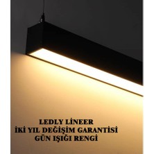 Lineer Sarkıt 150 cm 54W  Siyah Kasa (Iki Işık Rengi Seçenegi )