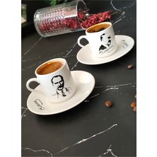Regna Home Atatürk 2 Kişilik Kahve Fincan Takımı Mix-1