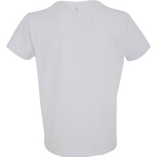 ADAM BOXES V Yaka T-shirt N-Simplo - Beyaz