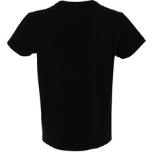ADAM BOXES V Yaka T-shirt N-Simplo - Siyah