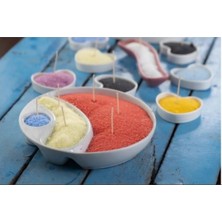 Ipek Hobi  Renkli Inci Tozu Mum Parafini 250 gr Kırmızı