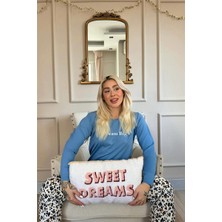 Dream Big Desenli Bambu Uzun Kol Kadın Pijama Takımı