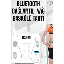 Kaia Life Akıllı Tartı Dijital Baskül Yağ Su Kas Vücut Kitle Kilo Ölçer Tartı
