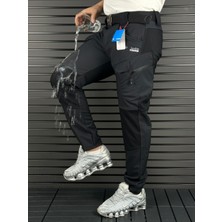 Taktikal Outdoor Kargocep Cargocep Içipolarlı 7cepli Softjel Sıvı ve Rüzgar Geçirmez Kışlık Pantolon