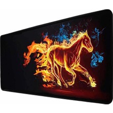 Sge Teknoloji At Horse 70X30 cm Speed Kaymaz Taban Dikişli Oyuncu Gaming Mouse Pad