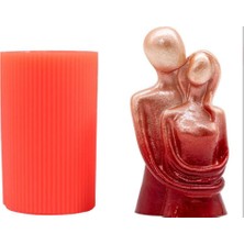 Ipek Hobi Iki Sevgili Taş ve Mum Silikon Kalıp