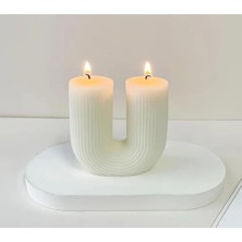 Ipek Hobi U Şekilli Silikon Mum Kalıbı