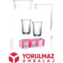 Paşabahçe Yorulmaz Ambalaj Paşabahçe 42191 Optikli Çay Bardak 6'lı *