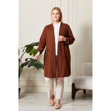 FERACE Kadin Ottoman Cepli Çelik Buyuk Beden Hırka