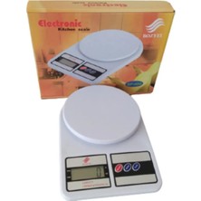 Bozyel SF-400 Elektronik Mutfak Tartısı - Dijital Ekranlı Tartı - Hasas Terazi -Beyaz