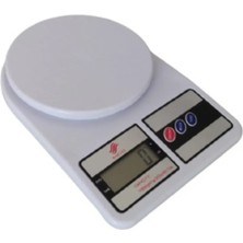 Bozyel SF-400 Elektronik Mutfak Tartısı - Dijital Ekranlı Tartı - Hasas Terazi -Beyaz