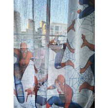 Zeren Home Spiderman - Örümcek Adam - Çocuk Odası Perdesi - Baskılı Tül
