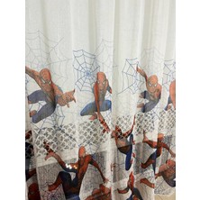 Zeren Home Spiderman - Örümcek Adam - Çocuk Odası Perdesi - Baskılı Tül
