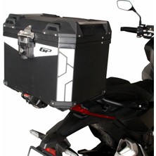 Gp Kompozit Universal 37 Lt Alüminyum Motosiklet Çantası Siyah