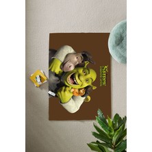 Napoli Home Baskılı Çizgi Film Temalı Ve Kedi Karakterli Yıkanabilir Kaymaz Çocuk Halısı, Çocuk-95-Kahve,