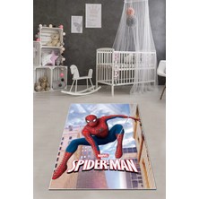 Napoli Home Dijital Baskılı Çizgi Film Karakteri Yıkanabilir Kaymaz Taban Çocuk Odası Halısı, Çocuk-63-Kırmızı,