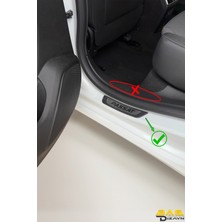 Bab Dizayn Automotive Volkswagen Passat B8  Krom Kapı Eşik Koruması 2015-2018 Arası 4 Parça.