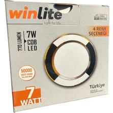 Winlite 7 Watt Dört Renk Seçenekli LED Spot Lamba (770 Lümen, 50.000 Saat Kullanım Ömrü)