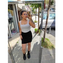 Butık Belılastıklıastrarsız Kadıfe Etek