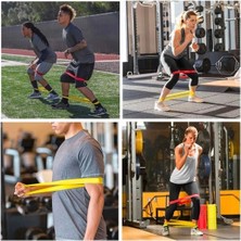 Robinanka  5li Egzersiz Direnç Bant Seti Pilates Crossfit Ekipmanları