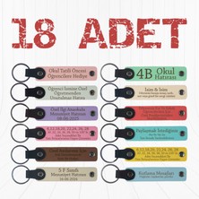 Miawiki Diş Hekimliği Fakültesi Öğrencilerine, 18'li Set, Kişisel Dokunuşlu Hatıra Anahtarlık