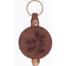 Miawiki Sakura Desenli Deri Anahtarlık, Özel Günler Için En Iyi Hediye, Farklı Desen ve Renklerde, Hediyelik