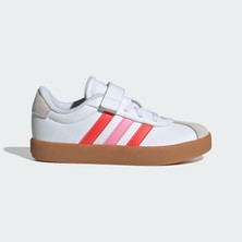 adidas VL Court 3.0 Skateboarding Çocuk Beyaz Spor Ayakkabı.-