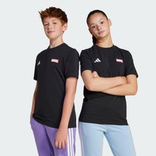 adidas Unisex Çocuk  Siyah  T-shirt J MRVL SM GFX T JF3638