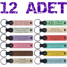 Veterinerlik Fakültesi Stajyerlerine Özel, 12'li Set, Adınıza Uyarlanmış Anahtarlık, Muhteşem Hatıra