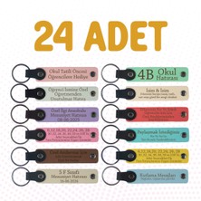 Hukuk Stajyerlerine Özel Bir Hediye, 24'lü Set, Isme Özel Hatıra Anahtarlık