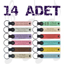 Havacılık Yönetimi Öğrencilerine, 14'lü Set, Kişiselleştirilmiş Hatıra Anahtarlık