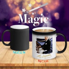 Asilmeydan Yatakta Oturan Mustafa Kemal Atatürk Sihirli Kupa BARDAK-R294