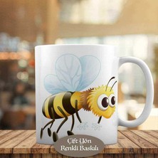 Asilmeydan Koca Göz Arı İllüstrasyon Kupa Bardak Hediyelik-1308-18942