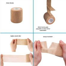 Boldy Koban Bandajı - Kendinden Yapışkanlı Bandaj - Coban Bandajı - Elastik Sargı Bandajı - Koban Bandajı 5cmx4.5 M.