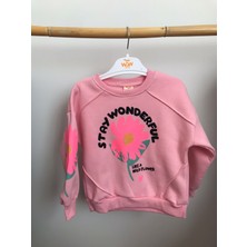 Capella Bebe Kız Bebek ve Kız Çocuk Pembe Renkli Sweatshirt Modelleri Kız Çocuk Kazakları