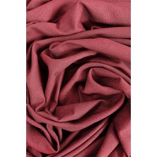 Bordo Şık Doğal Keten Fon Perde - Sık Pileli Tek Kanat + Bağlama Kolu