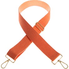 Miawiki Mercan Renk, 145 cm Uzunlukta, Altın Metal Aksesuarlı, Omuz Askısı, Laptop Çantalar Için Askı