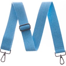 Miawiki Mavi Renk, 145 cm Uzunlukta, Siyah Metal Aksesuarlı, Omuz Askısı, Enerjik Renkler, Kıyafete Uyumlu