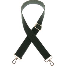 Miawiki Koyu Yeşil Renk, 145 cm Uzunlukta, Altın Metal Aksesuarlı, Kıyafet Kombinine Uygun Omuz Askısı