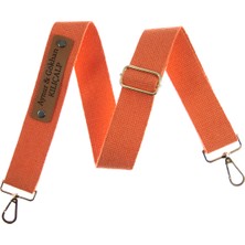 Miawiki Omuz Çantaları Için Isminize Özel Mercan Omuz Askısı 120 Cm, El Yapımı Hediyelik Kişiye Özel Askı