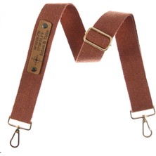 Miawiki Omuz Çantaları Için Isminize Özel Kiremit Omuz Askısı 120 Cm, El Yapımı Hediyelik Kişiye Özel Askı