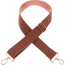 Miawiki Kiremit Renk, 145 cm Uzunlukta, Altın Metal Aksesuarlı, Omuz Askısı, Pratik ve Sağlam Çanta Kayışı