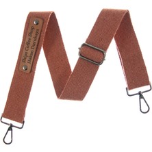 Miawiki Omuz Çantaları Için Isminize Özel Kiremit Omuz Askısı 125 Cm, El Yapımı Hediyelik Kişiye Özel Askı